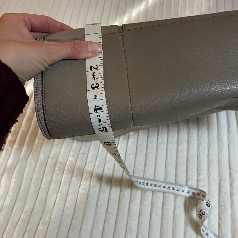 MOVING SALE | Tory Burch | Taupe | Leather Ella Tote - Picture 13 of 17